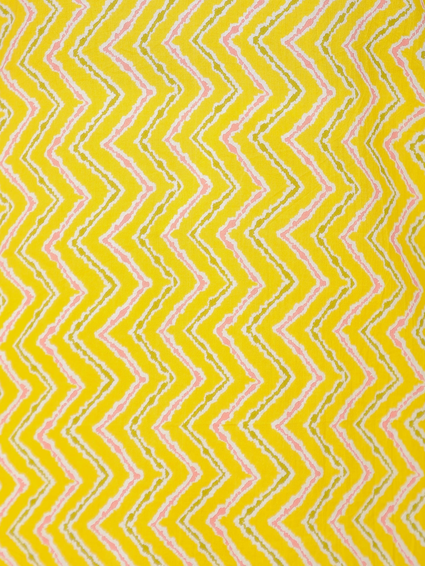 Soft Cotton Chevron Straight Multicolor Kurta