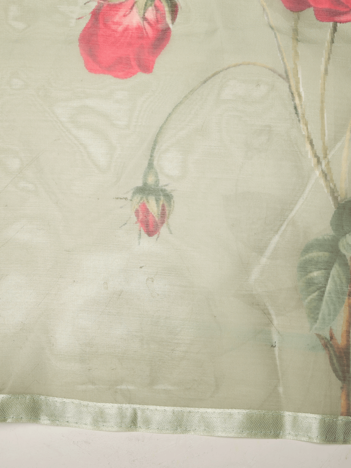 Organza Digital Sage Green Saree