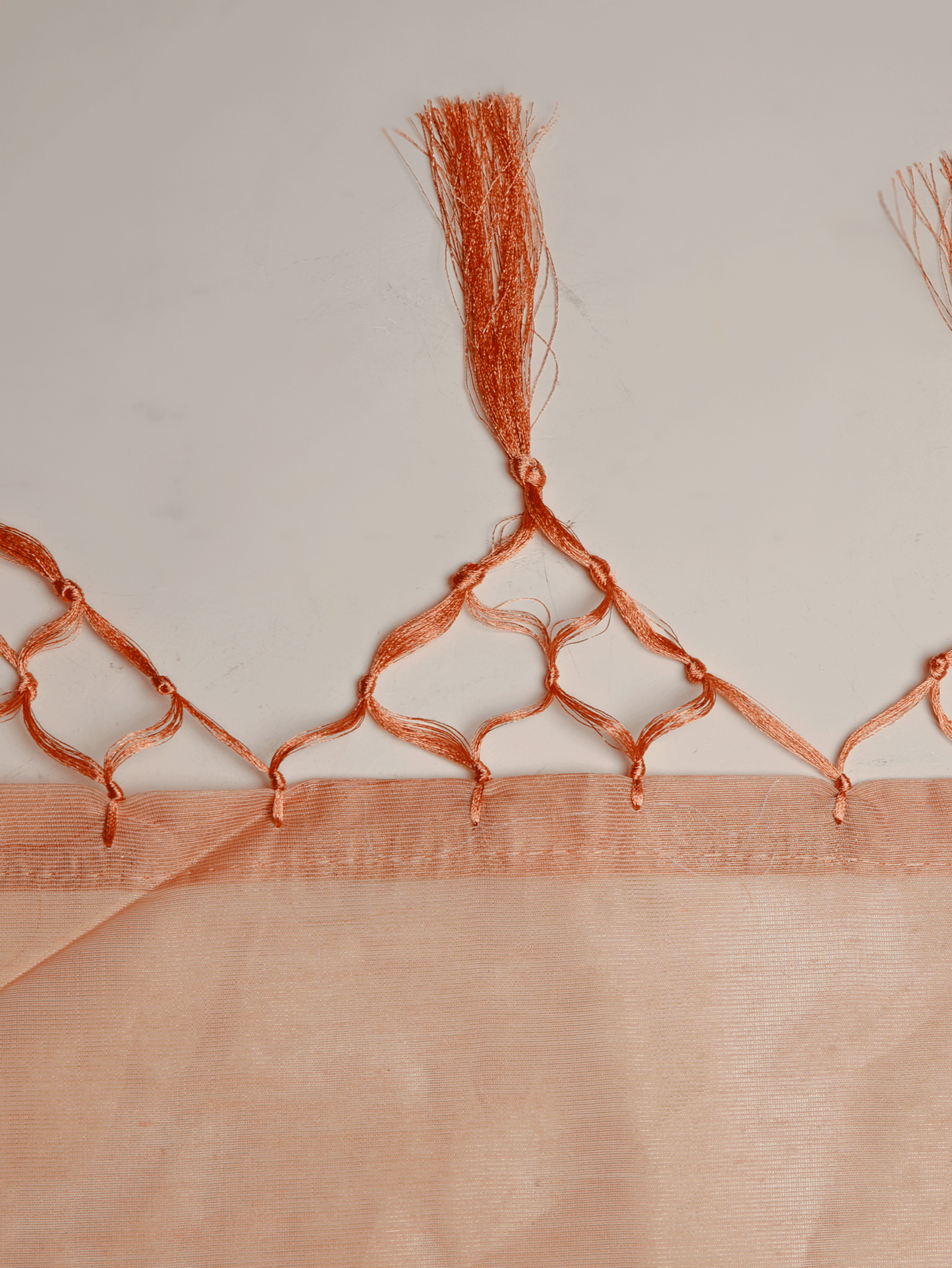 Brocade Peach Saree