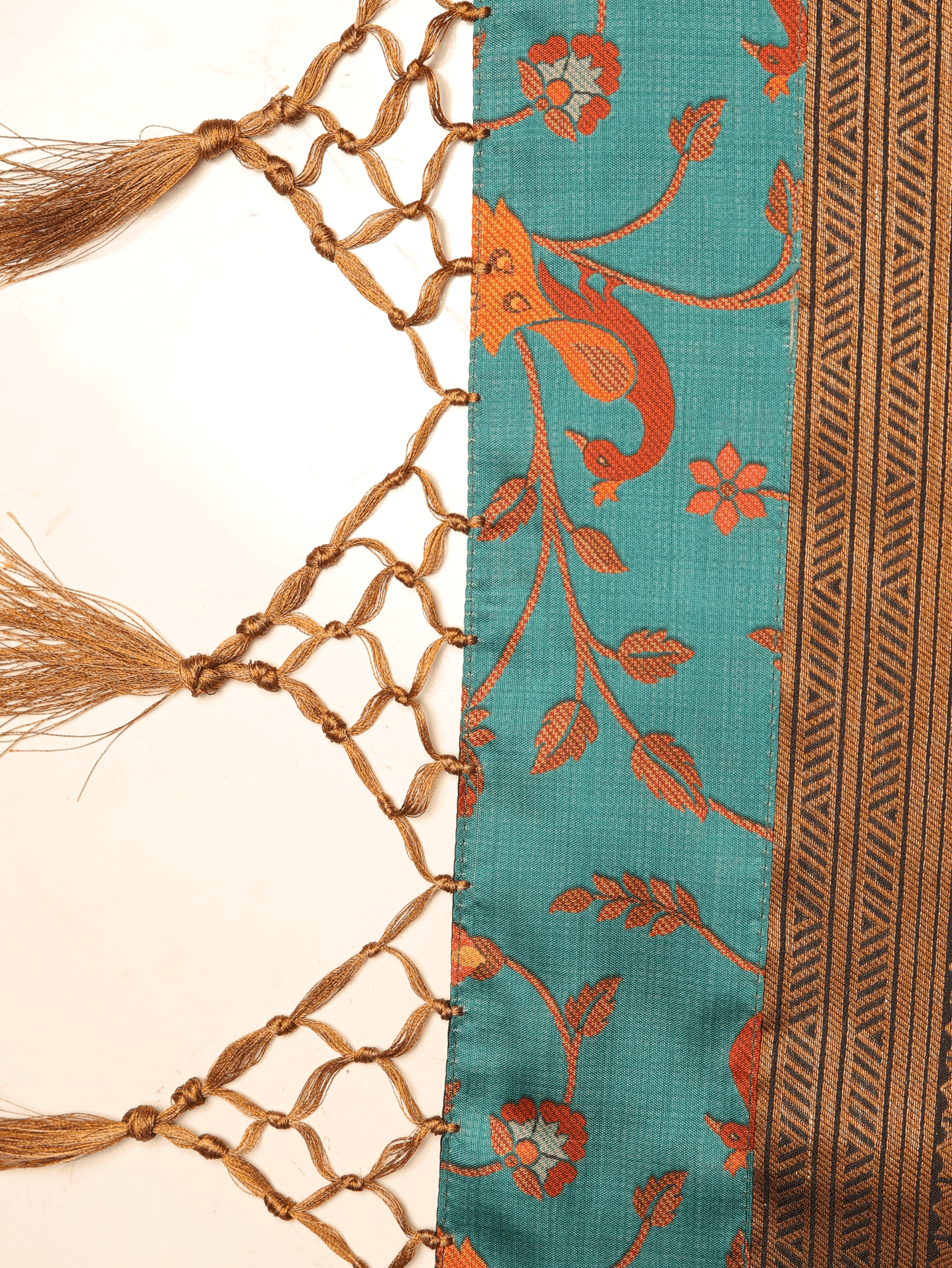 Banarasi Silk Floral Green Saree