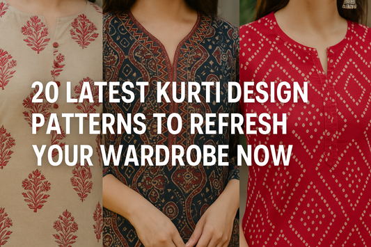 20 Latest Kurti Design Patterns to Refresh Your Wardrobe Now