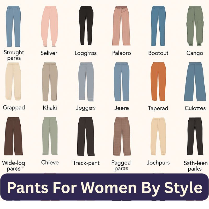 22 Types of Pants for Women By Style