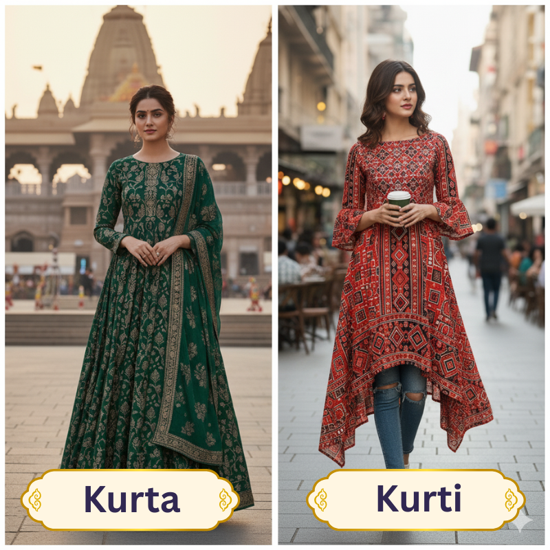 9 Key Differences Between Kurta & Kurti You Need to Know