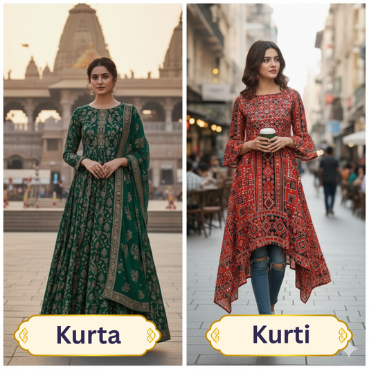 9 Key Differences Between Kurta & Kurti You Need to Know