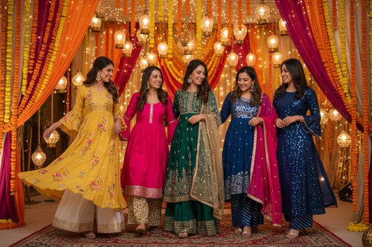 10 Stunning Sangeet Outfits for Bridesmaids (2026 Guide)