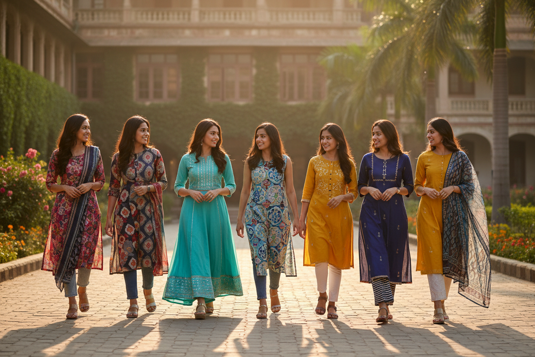 8 Trendy Ethnic Outfits for College