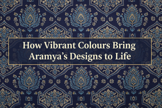 How Vibrant Colours Bring Aramya’s Designs to Life