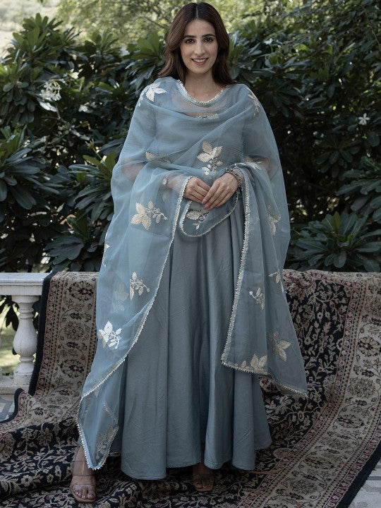 Neck Anarkali Kurta