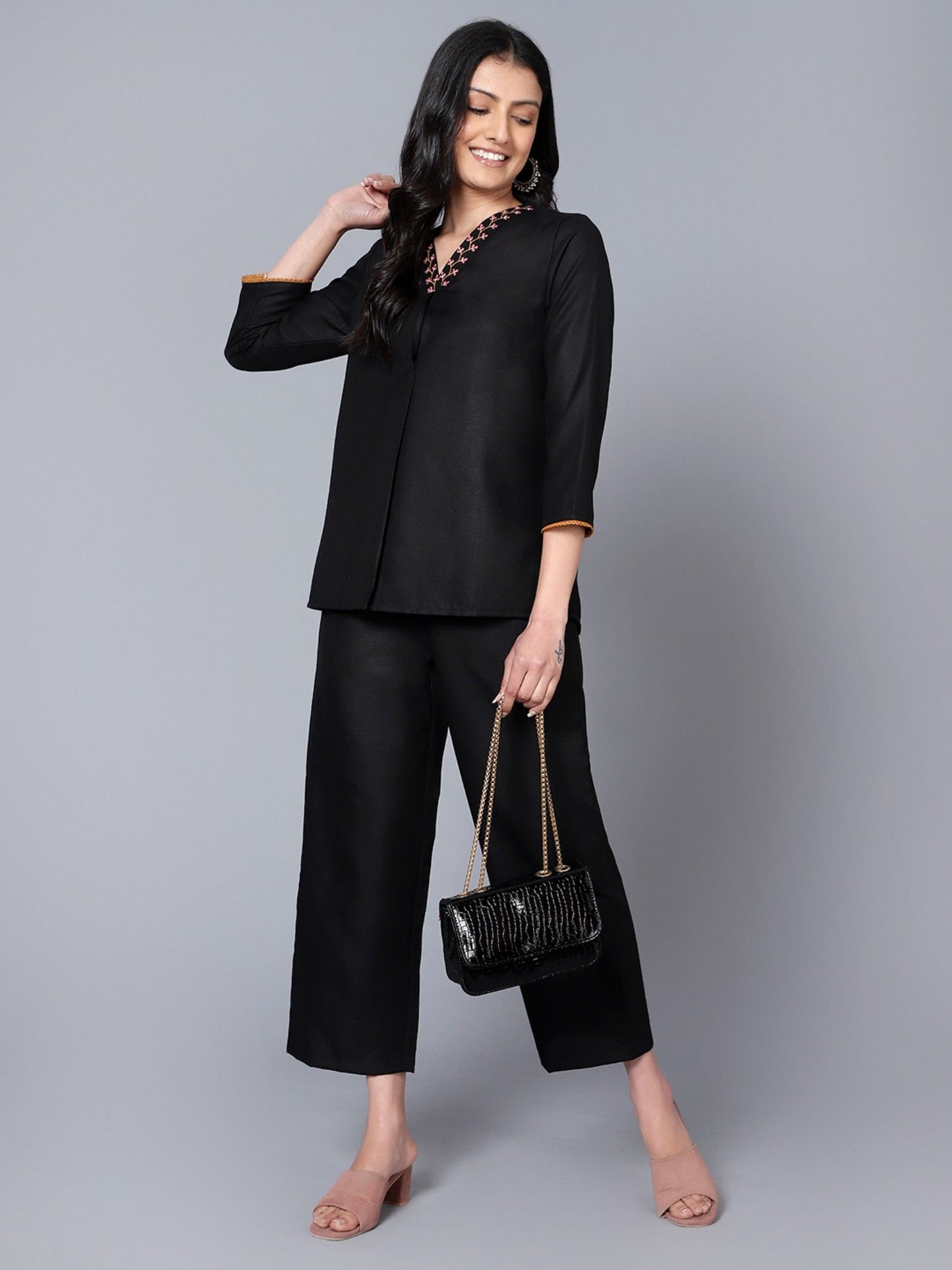 Black Co-Ord (Set of 2)