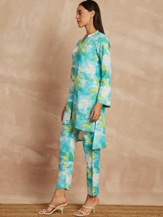 all about you Tie & Dye Printed Co-Ord Set