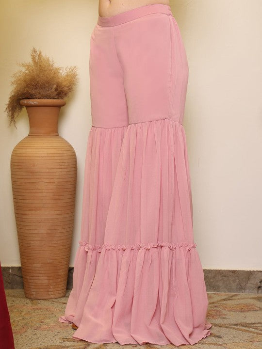 House of Pataudi Sequence Embroidered Kurta
