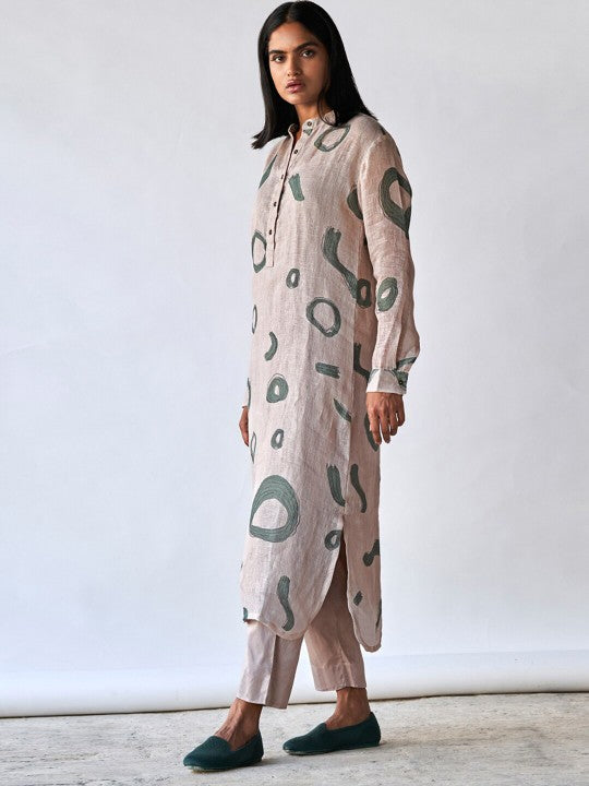 Ganga Printed Linen Co-ord Set