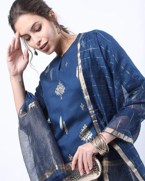 Kurta Suit Set with Dupatta