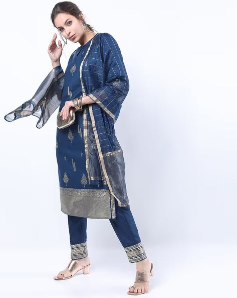 Kurta Suit Set with Dupatta