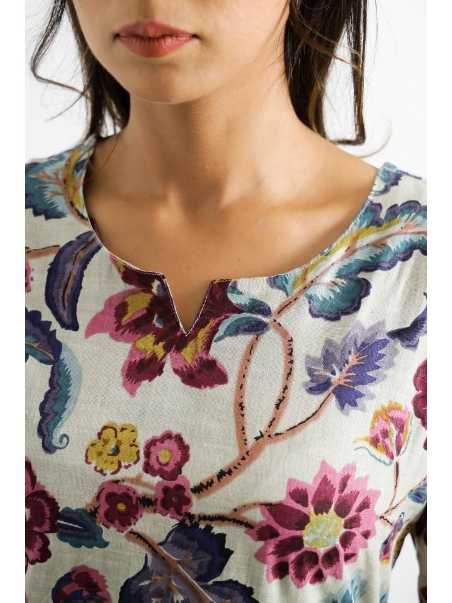 Womens Beige Printed Stylish &amp; Comfortable Co-Ord Set