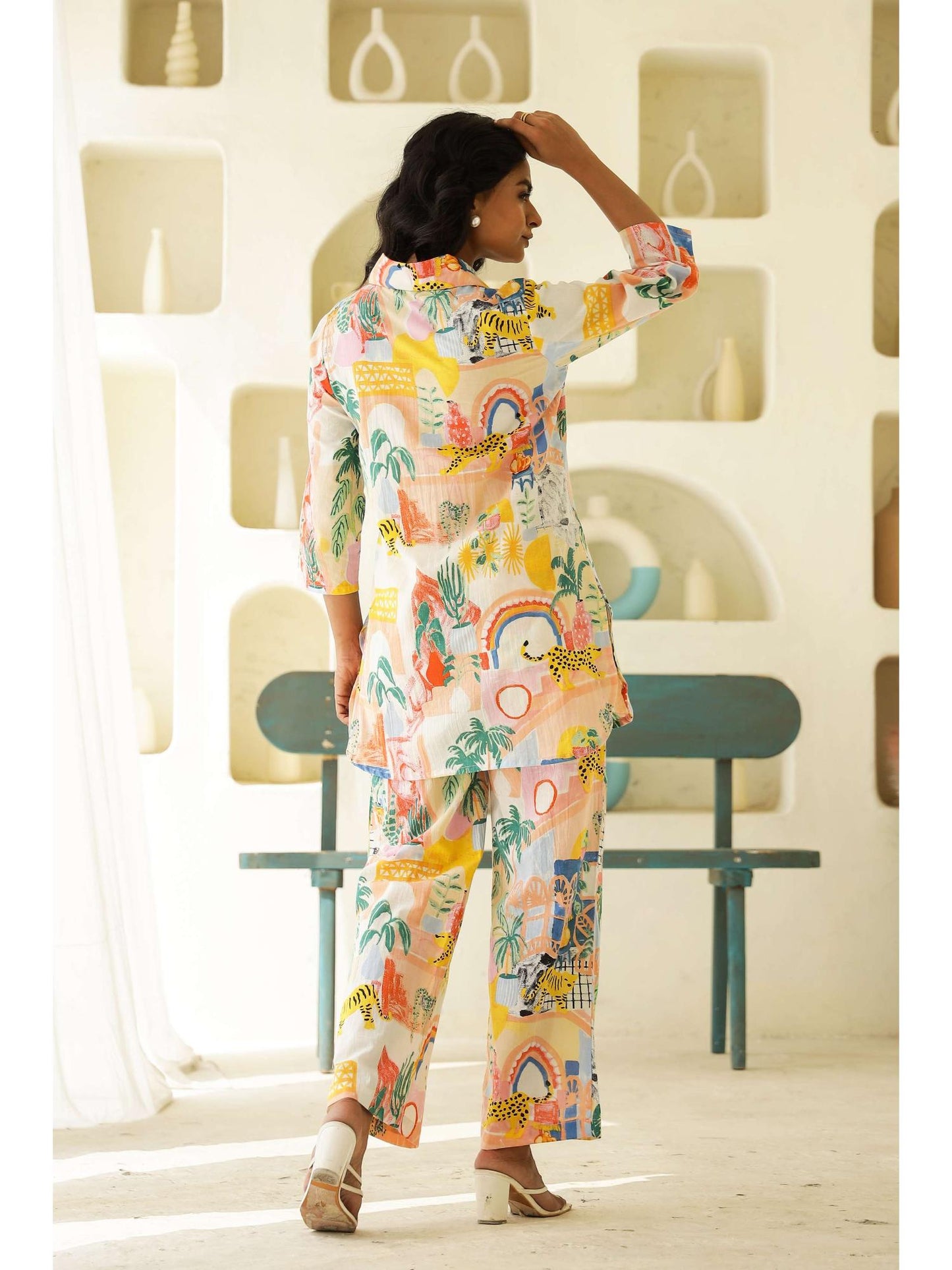 Womens Multi-Color Printed Stylish &amp; Comfortable Co-Ord Set