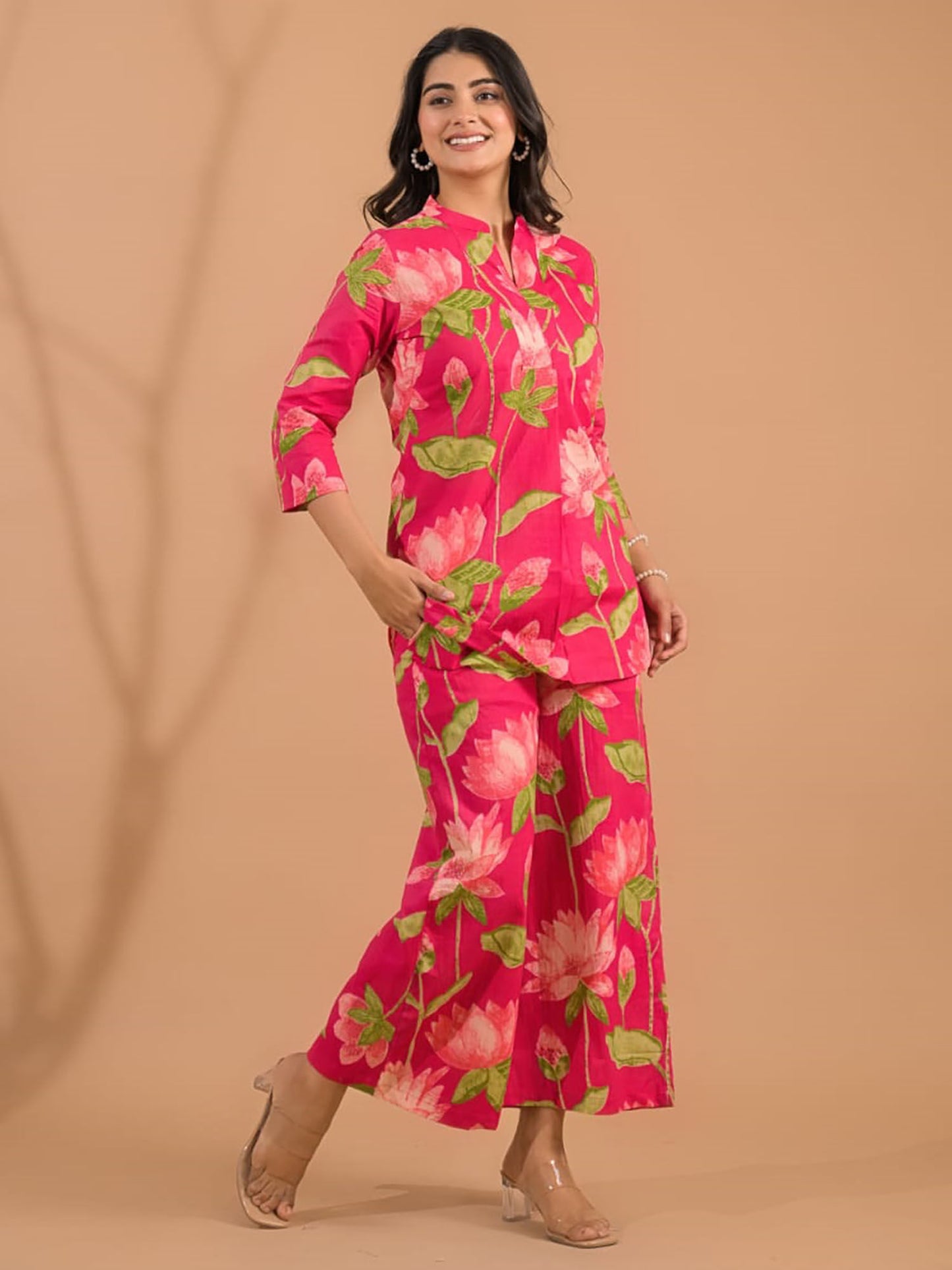 Floral Tunic and Palazzo (Set of 2)