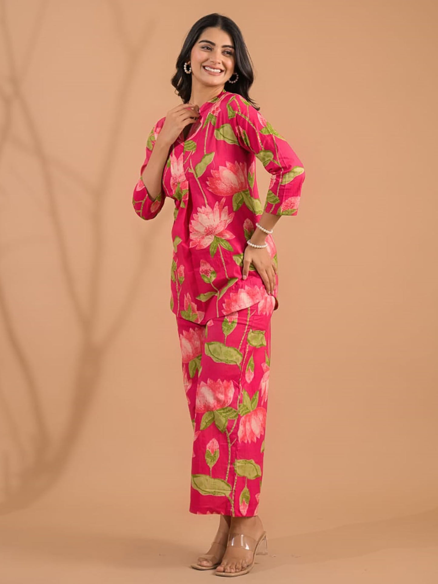 Floral Tunic and Palazzo (Set of 2)