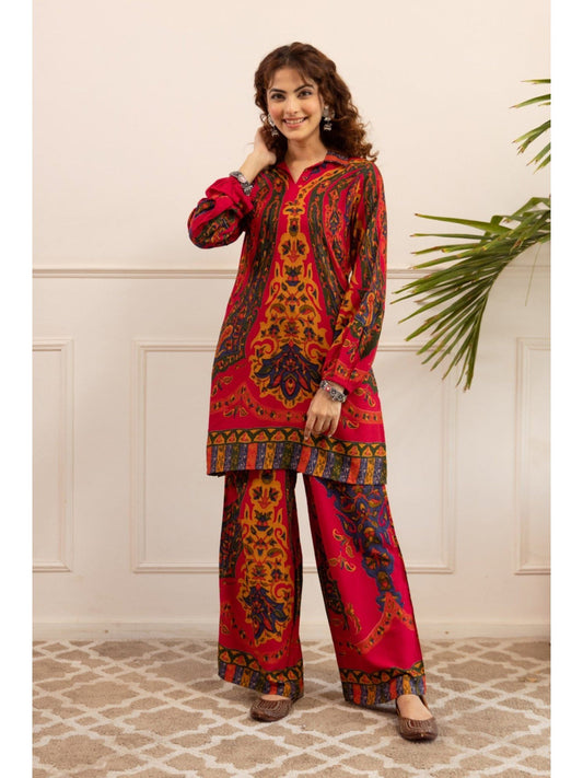 Printed Cotton Co-Ord Set