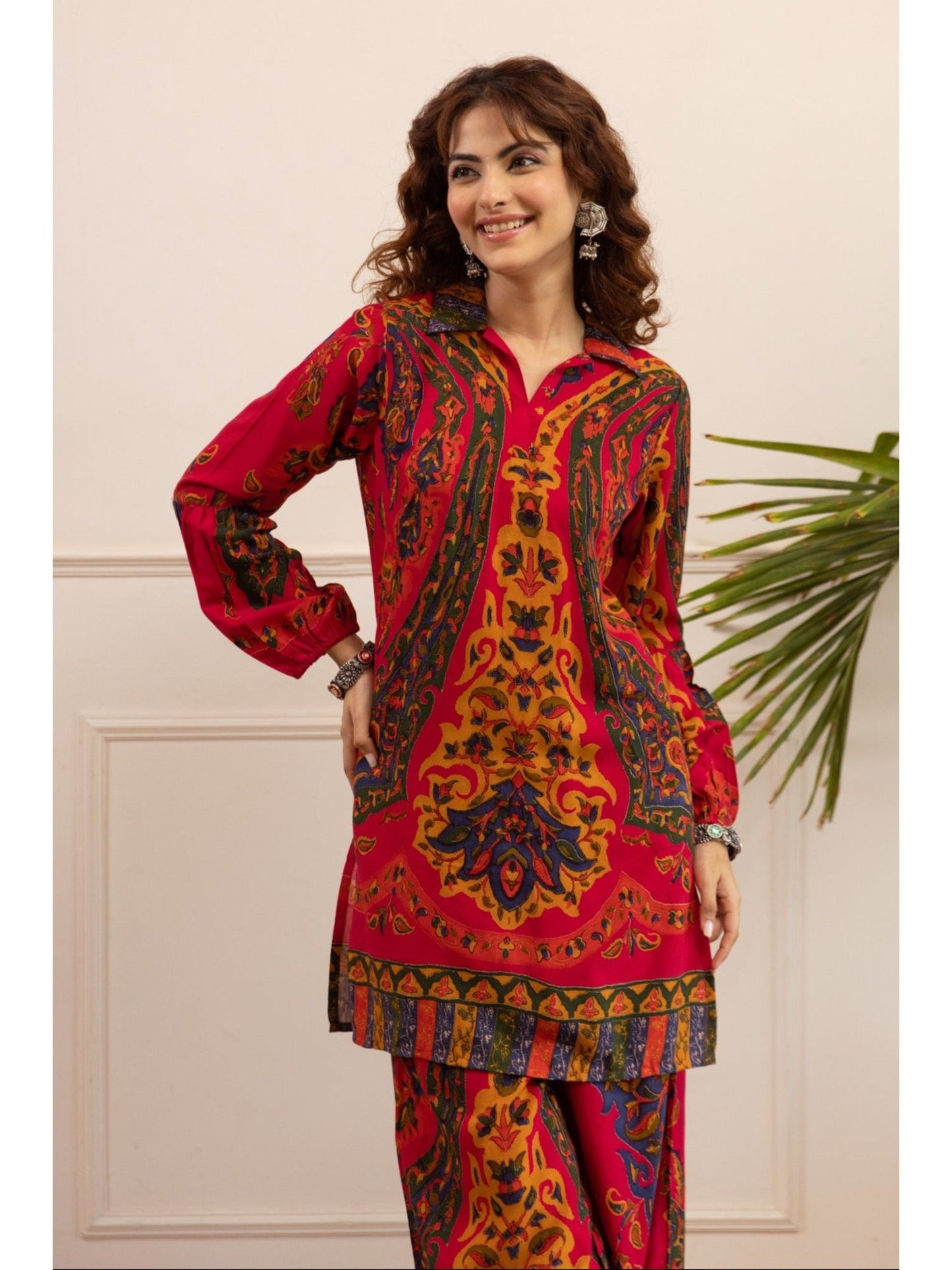 Printed Cotton Co-Ord Set