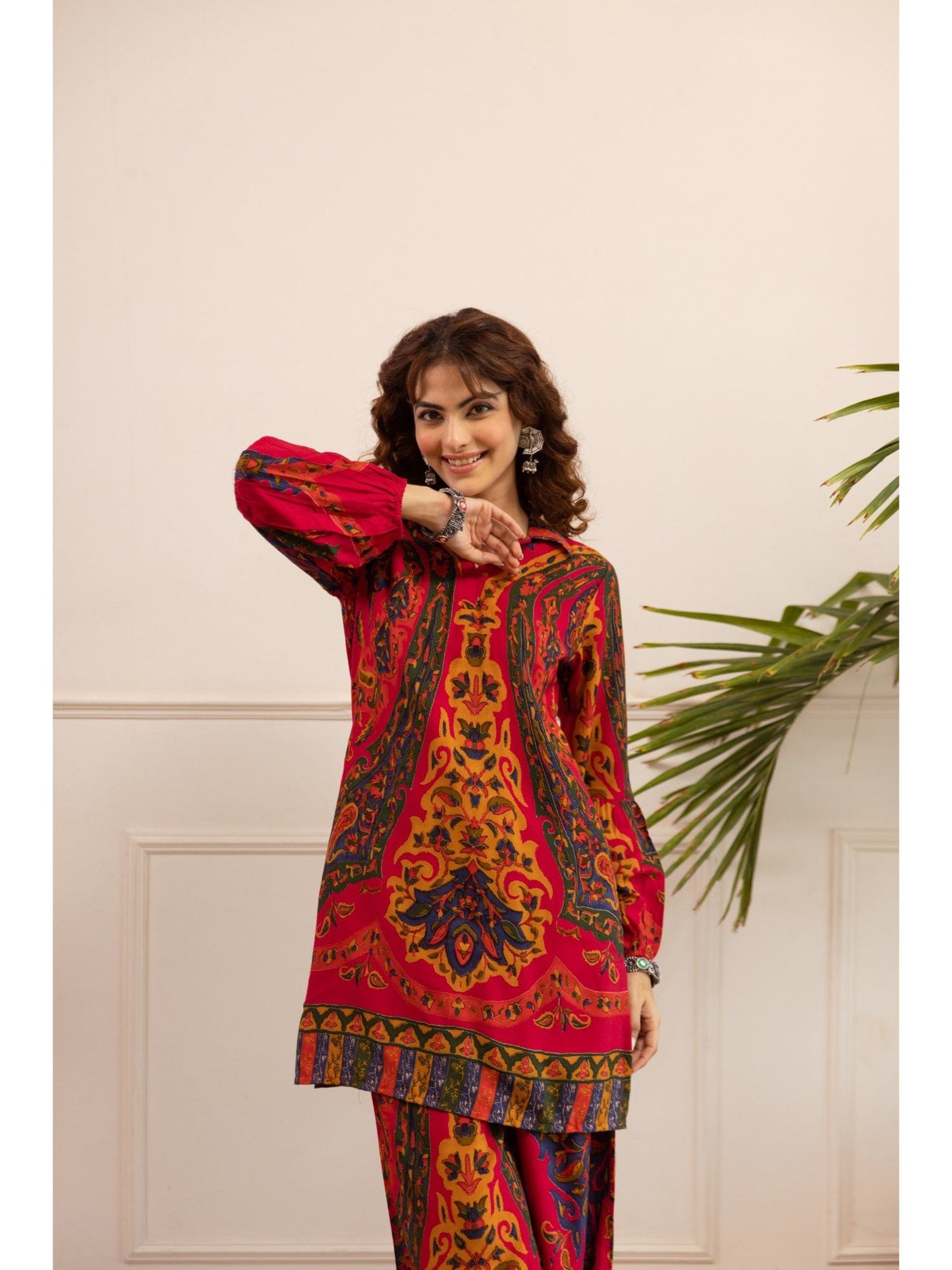 Printed Cotton Co-Ord Set