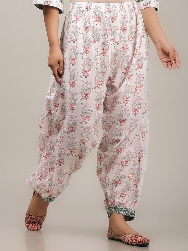 Soft Cotton Floral Kurta