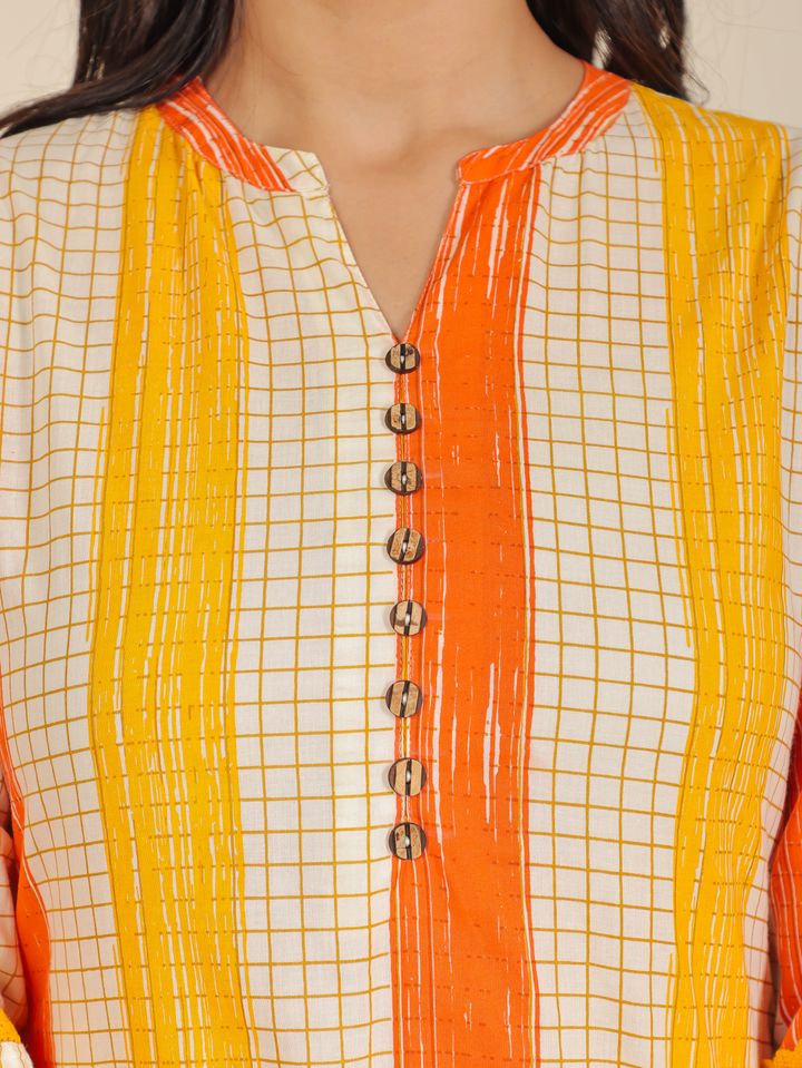 Soft Cotton Striped Kurta