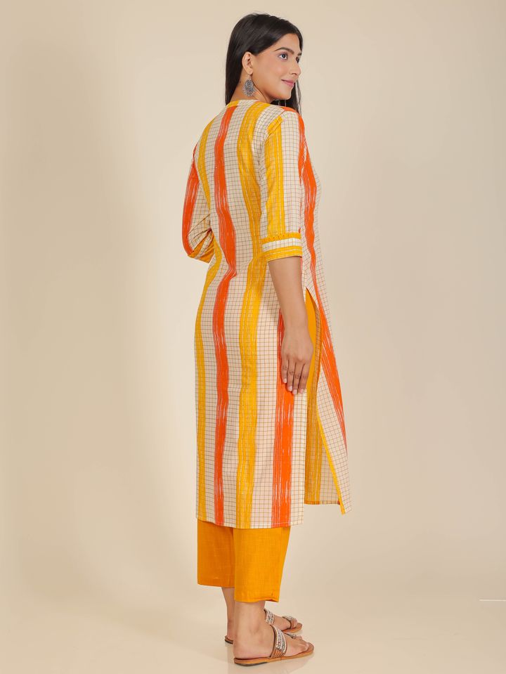 Soft Cotton Striped Kurta