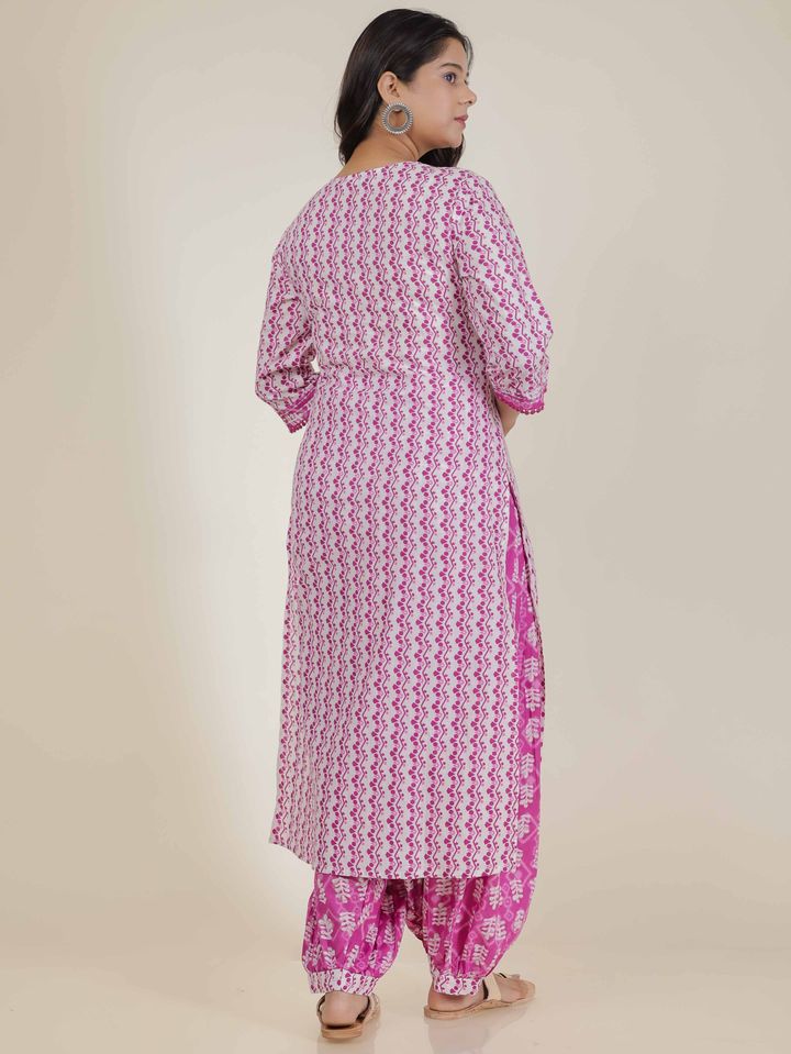 Soft Cotton Abstract Kurta