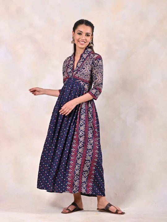 Floral Rayon Maxi Dress