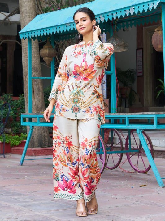 Printed Co-Ord Set - Multi-Color