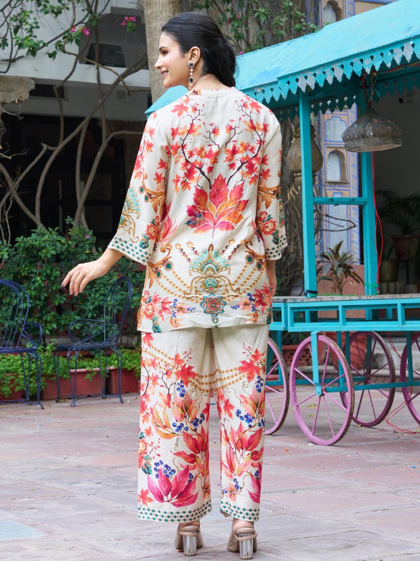 Printed Co-Ord Set - Multi-Color