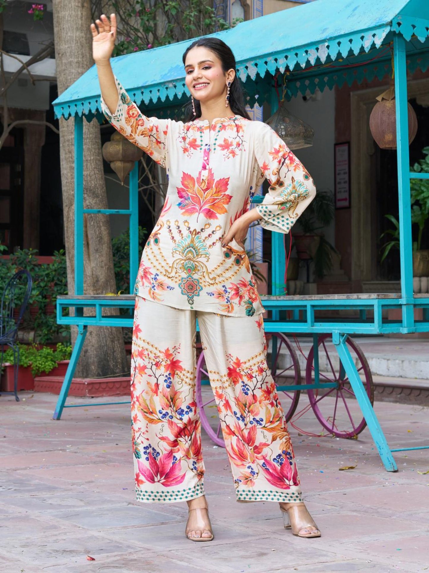 Printed Co-Ord Set - Multi-Color