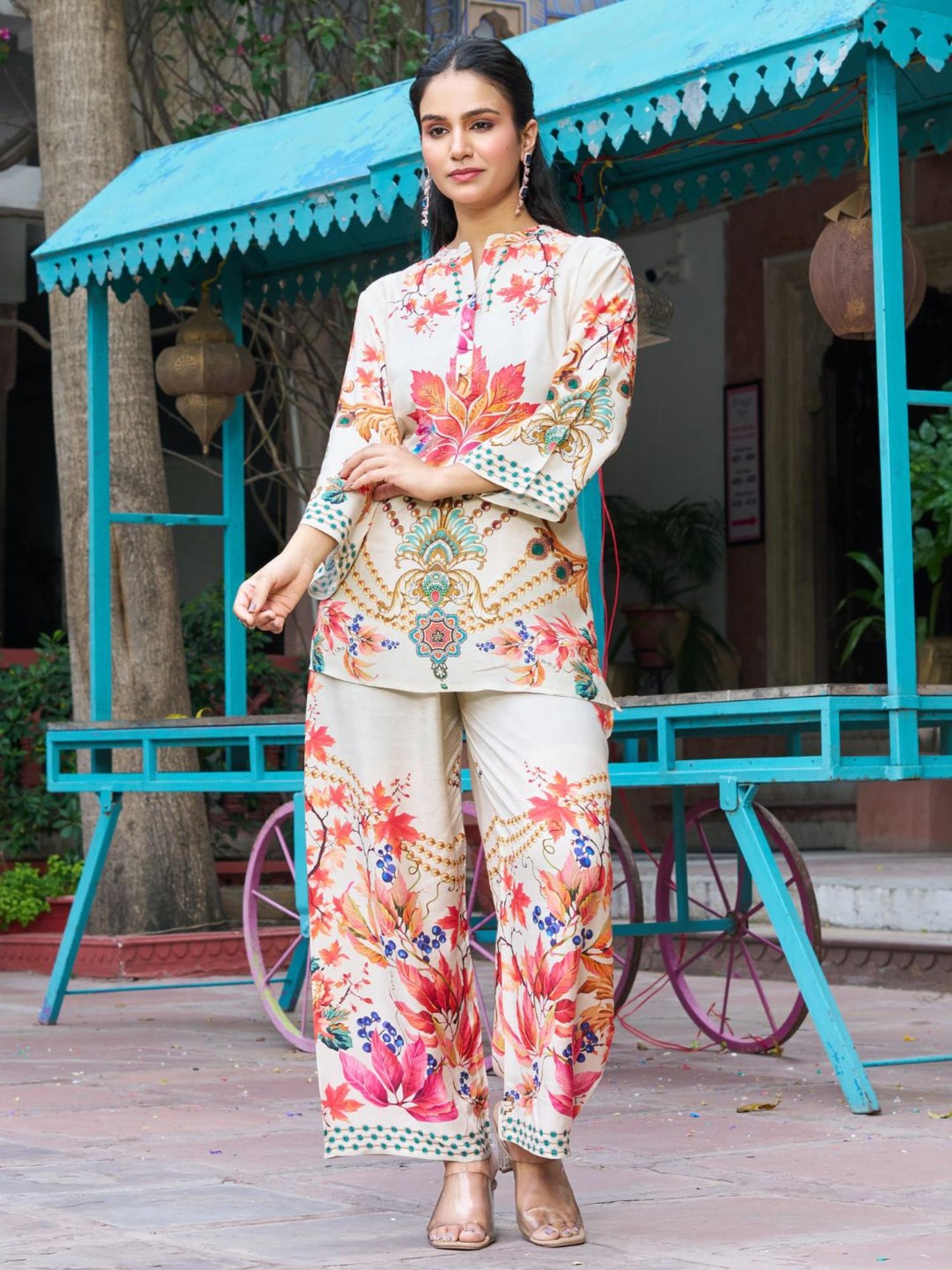 Printed Co-Ord Set - Multi-Color