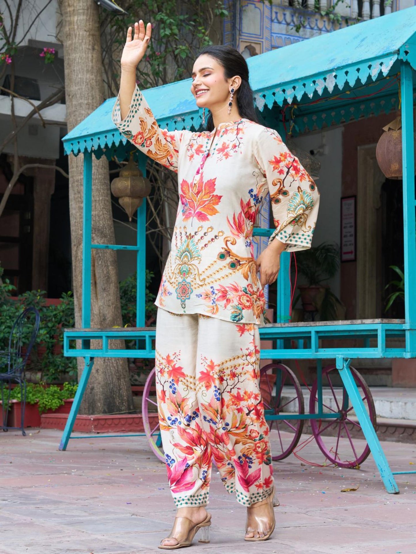 Printed Co-Ord Set - Multi-Color