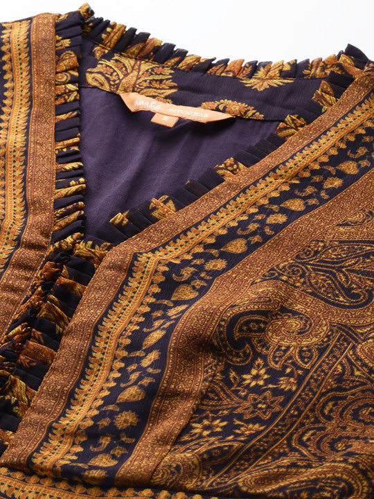 aarke Ritu Kumar Ethnic Motifs Printed A-Line Dress