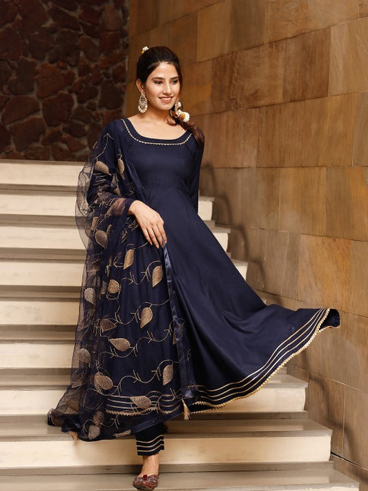Kurta with Trousers & Dupatta