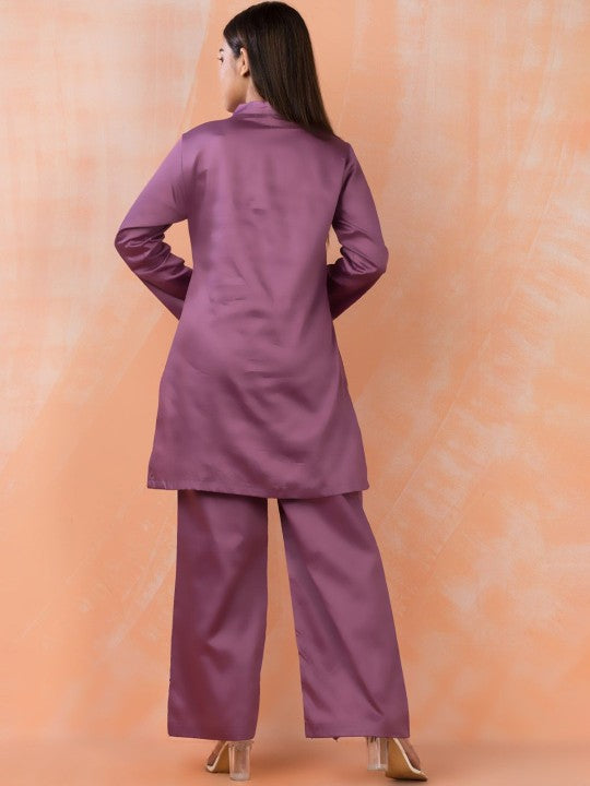 AUTUMN LANE Sabhya Iris Embroidery Tunic With Trousers Co-Ords