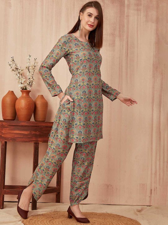 CHANSI Printed Tunic & Trouser
