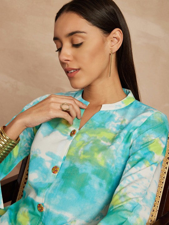 all about you Tie & Dye Printed Co-Ord Set