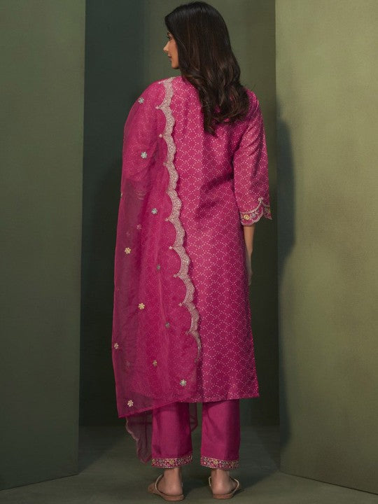 AUTUMN LANE Geometric Printed Regular Straight Kurta