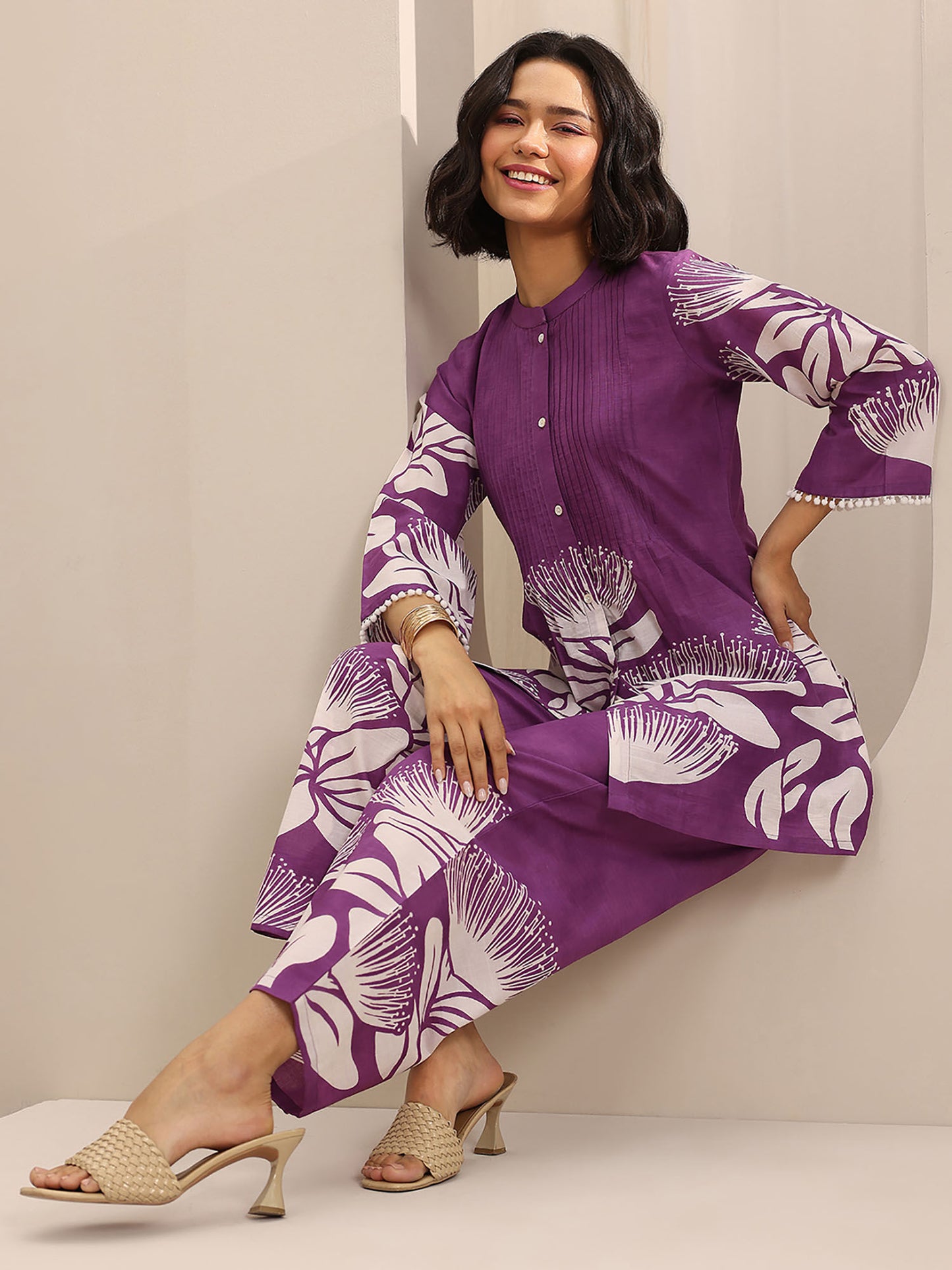 Floral Tunic and Palazzo (Set of 2)