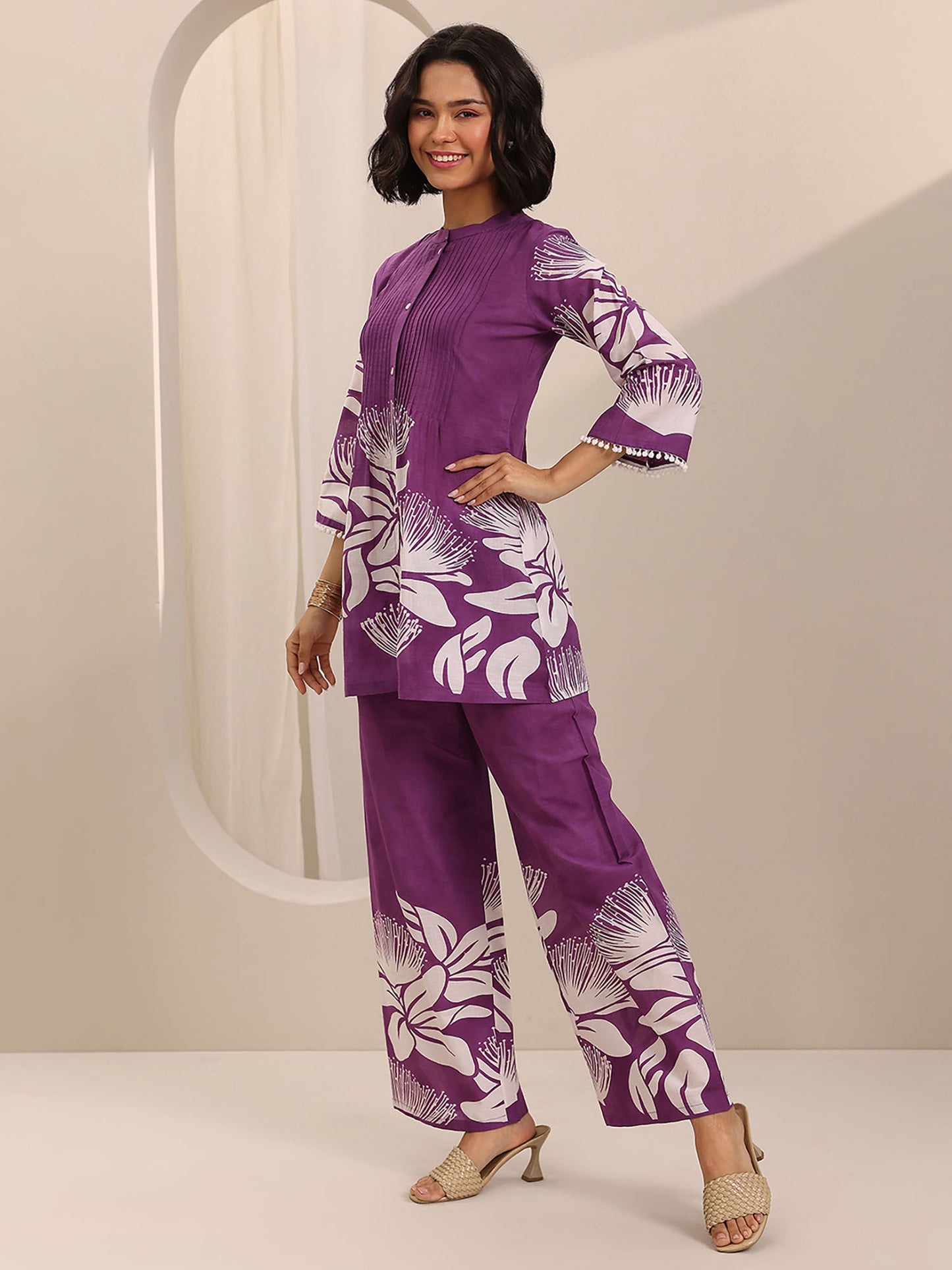 Floral Tunic and Palazzo (Set of 2)