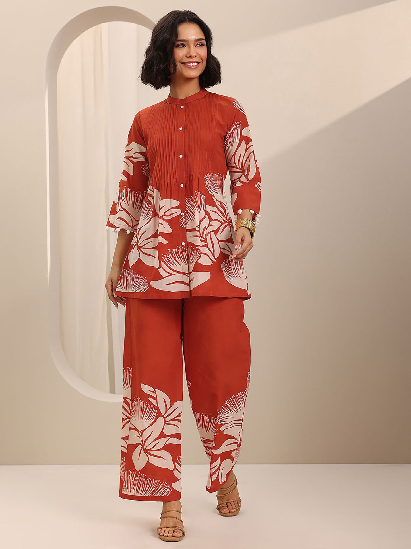 Floral Tunic and Palazzo (Set of 2)