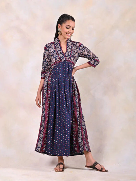 Floral Rayon Maxi Dress