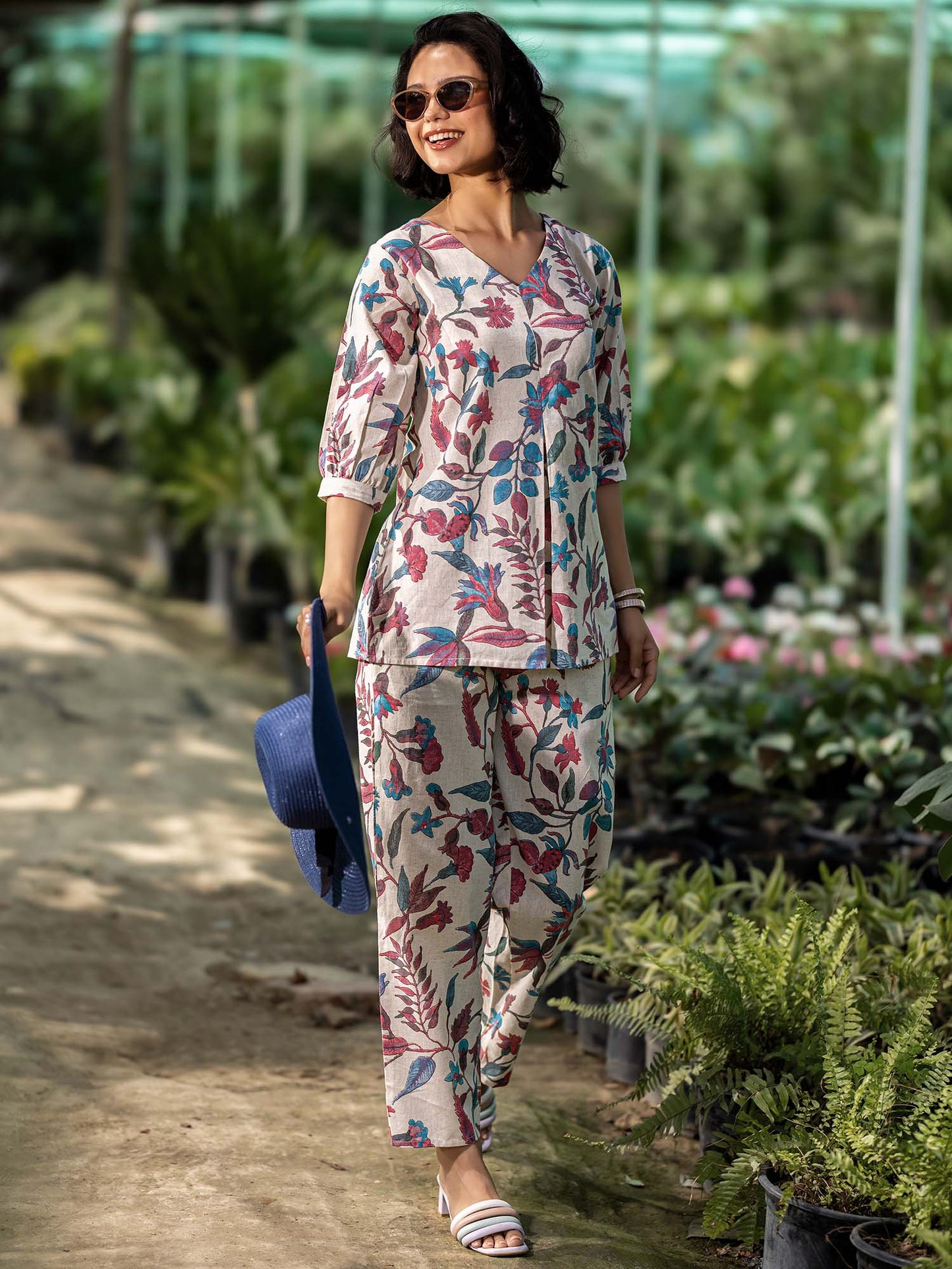 Printed Cotton Co-Ords for Women