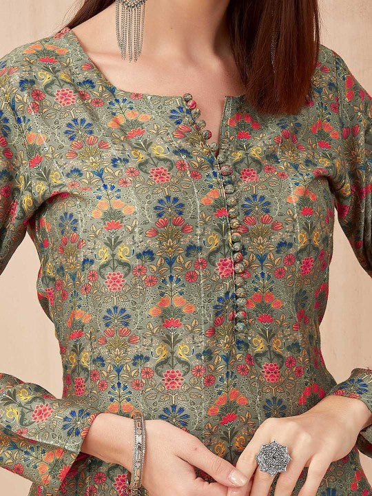 CHANSI Printed Tunic & Trouser