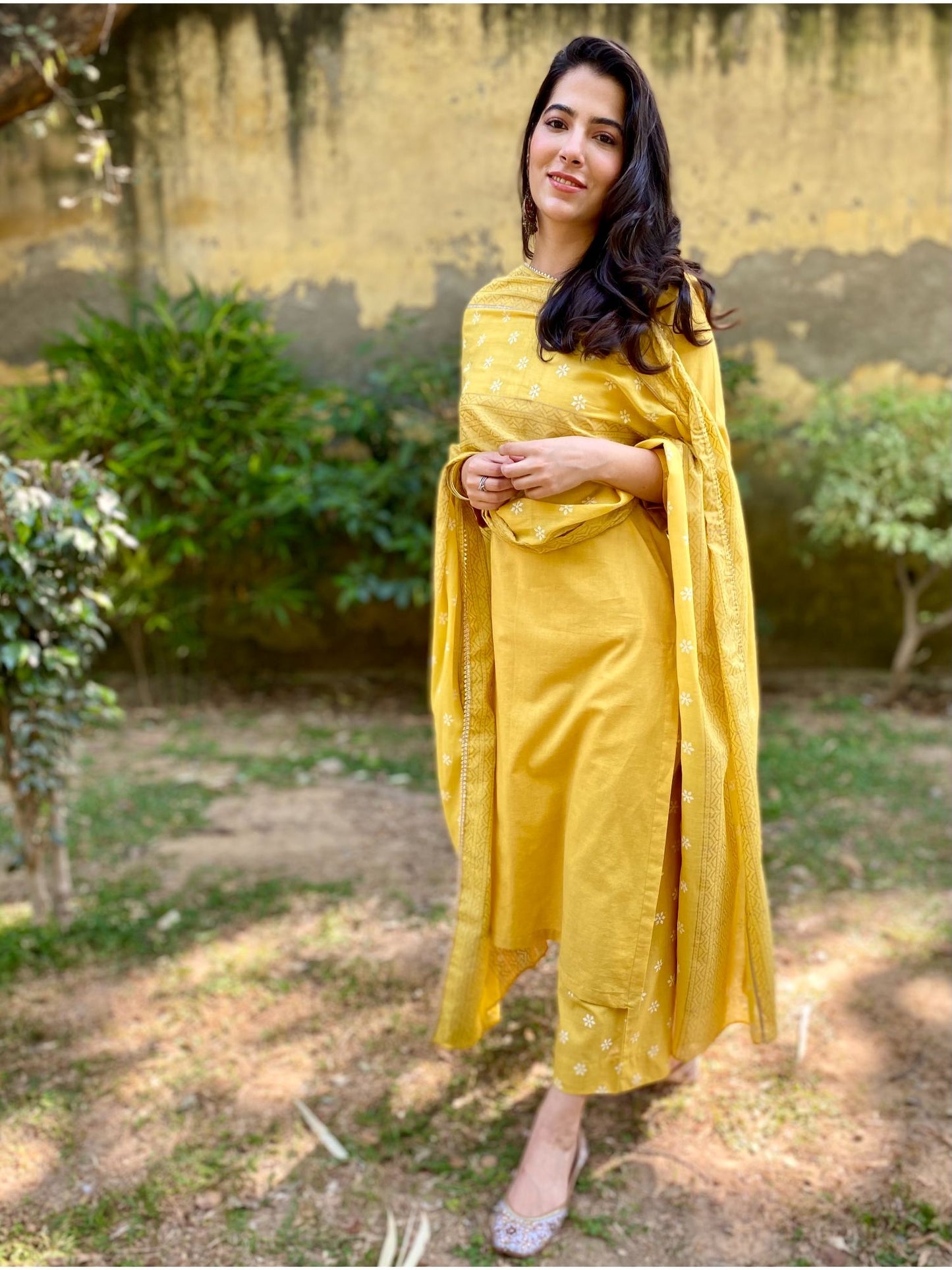 Canary Yellow Cotton Set (Set of 3)