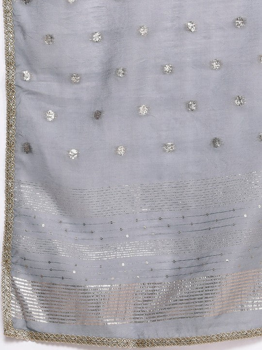 House of Pataudi Women Jashn Kurta & Trousers With Dupatta