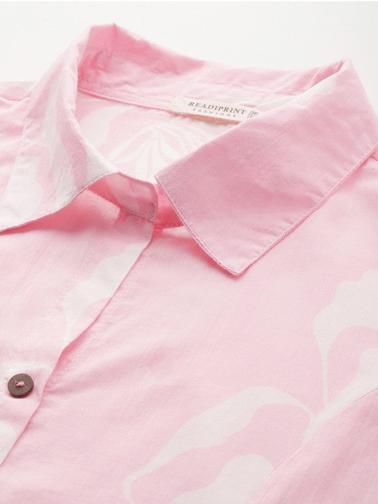 Floral Printed Pure Cotton Co-Ords